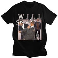 Will Smith Slap Chris Rock T Shirts Cotton Tshirt Retro Graphic T Shirt Loose Tee Shirt