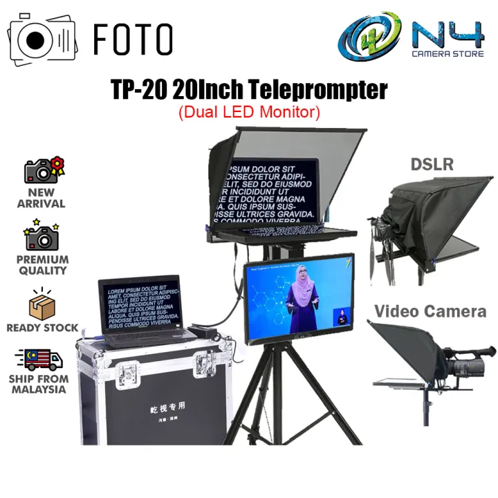 Teleprompter for laptop