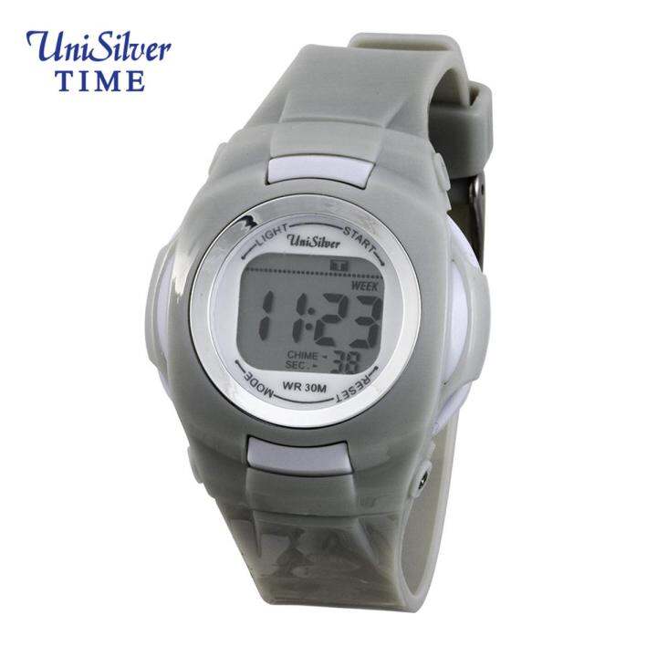 UniSilver TIME Champster Children's Gray Digital Rubber Watch KW22042014 Lazada PH