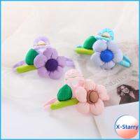 X-STARRY เครื่องมือจัดแต่งทรงผม คลิปผมดอกไม้ อุปกรณ์แต่งผม ซาลอนซาลอน ที่หนีบผม สร้างสรรค์และสร้างสรรค์ ผ้าผ้าทอ ชุดคลุมศีรษะ สำหรับผู้หญิง