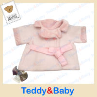 Teddy House : ชุดตุ๊กตา ชุด Winter สีชมพู  ขนาด 14 นิ้ว