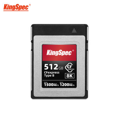 KingSpec CFexpress การ์ด256GB 512GB CF Express การ์ดหน่วยความจำความเร็วสูงสำหรับกล้องวิดีโอ4K ดิบ