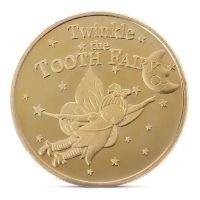 【CC】✲✓  Non-currency Coin Gold Plated Elf Pattern Commemorative Gifts Decoration Crafts for Kids