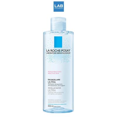 LA ROCHE-POSAY Micellar Water Ultra Reactive Skin 400 ml. - เช็ดเครื่องสำอาง สำหรับผิวแห้งมาก ไวต่อการระคายเคือง