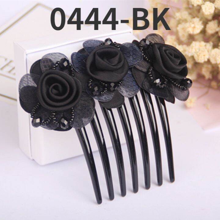 korean-version-simple-flower-juan-yarn-inserted-comb-ball-head-hair-curler-versatile-acrylic-jewelry