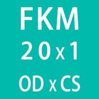 แหวนชิ้น/ล็อต10 Od14/15/16/18/19/20Mm แหวนยาง Fkm ซีลปะเก็นเชื้อเพลิงโอริง1Mm สีเขียว (Od20Mm)