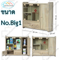 SandSukHome (No. BIG1) ตู้ยาสามัญประจำบ้าน ตู้ยา ตู้เก็บยา ตู้ยาติดผนัง จัดระเบียบเก็บยาให้เป็นที่