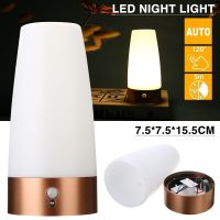 Three Modes Wireless PIR Motion Sensor LED Night Light Battery Powered Table Desktop Lamp Smart Wireless Lights For Home Ganden