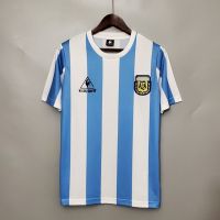 ✚❡ Most Popular 2021-22 1986 Argentina Home Retro Soccer Jersey Football