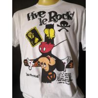 เสื้อวงนำเข้า Vive Le Rock! Crucified Mickey Seditionaries Sex Pistols Anarchy Anti-Hero Punk Rock Style Vintage