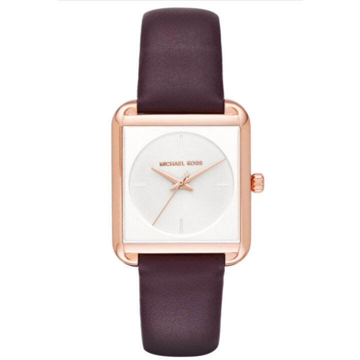 Women S Michael Kors Lake Burgundy Band Watch Mk Lazada Co Th