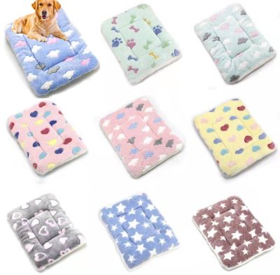 [pets baby] Cama Perro สุนัขแมวผ้าห่มเตียง MatThickenedFleece PadChihuahua เบาะ RugWarm นอนปก