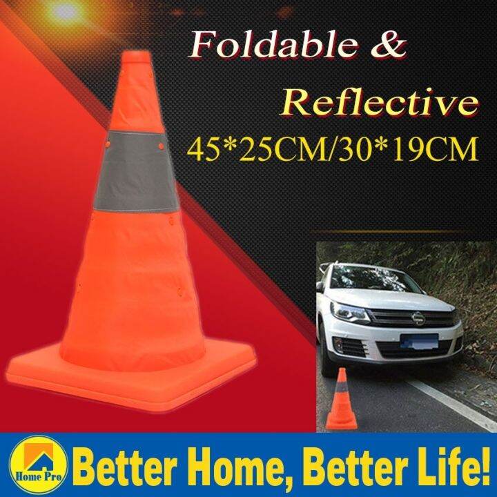 MultiPurpose SafetySign Cones Foldable Traffic Cone Parking PopUp Folding Collapsible Lazada PH