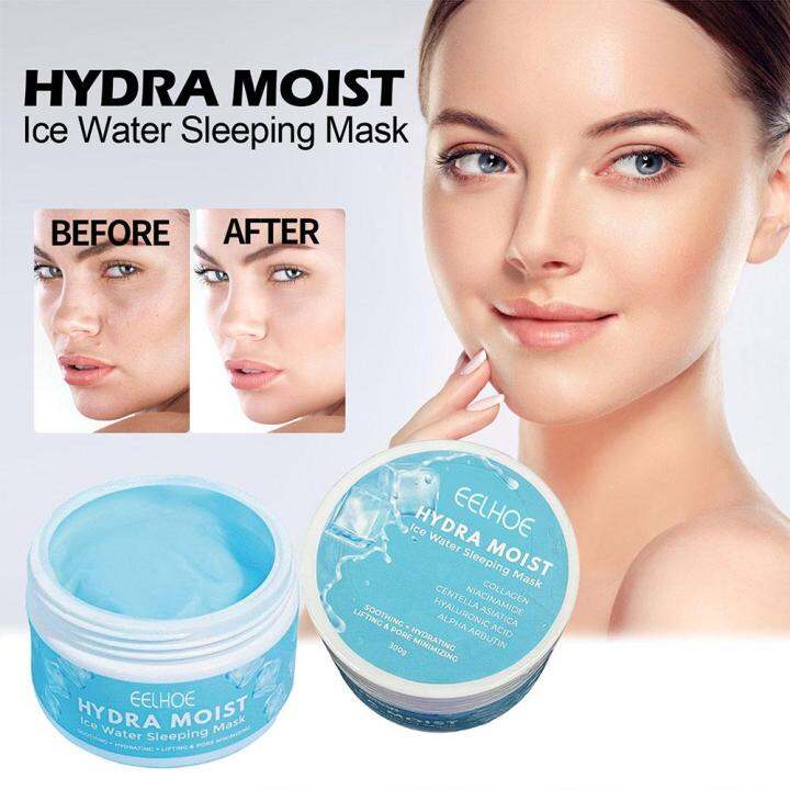Hydra Moist Ice Water Sleeping Mask Whitening Moisture Aid Night Mask