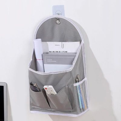【YF】 Behind Door Organizer Storage Bag Rack Hanging Space Saver Household Bedroom Pouch With Sticky Hooks