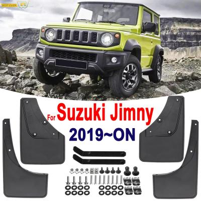 4Pcs รถ Mudguards Mud Flaps สำหรับ Suzuki Jimny Sierra JB64 JB74 2019 2020 2021 Splash Guards Fender Mudflaps รถ Auto Accessorie