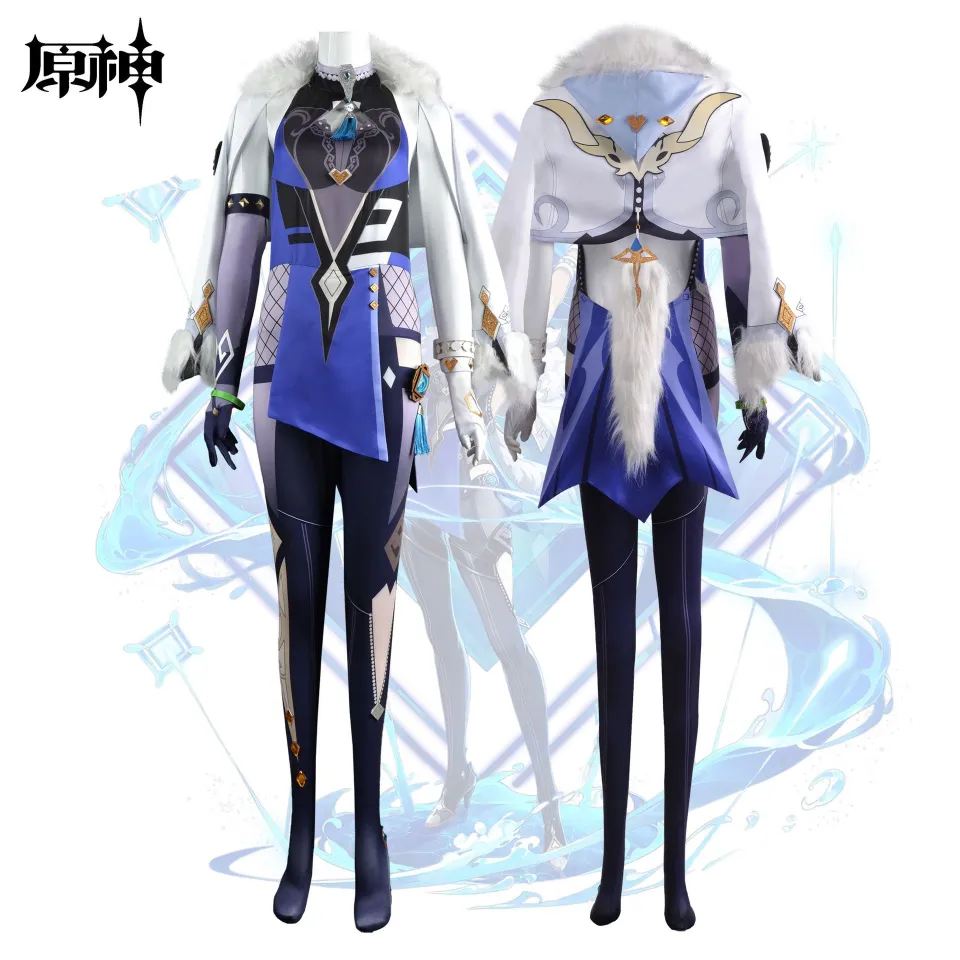 CoCos-SSS Game Genshin Impact Yelan Cosplay Costume Game Cos Genshin Impact  Cosplay Valley Orchid Yelan Cosplay with Cosplay Wig