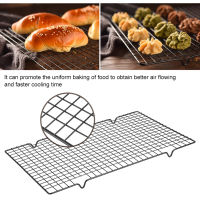 Cooling Rack Grid Baking Net เตาย่างบาร์บีคิวสแตนเลสแบบนอนสติ๊กมัลติฟังก์ชั่นและทนทานเหมาะสำหรับบาร์บีคิว