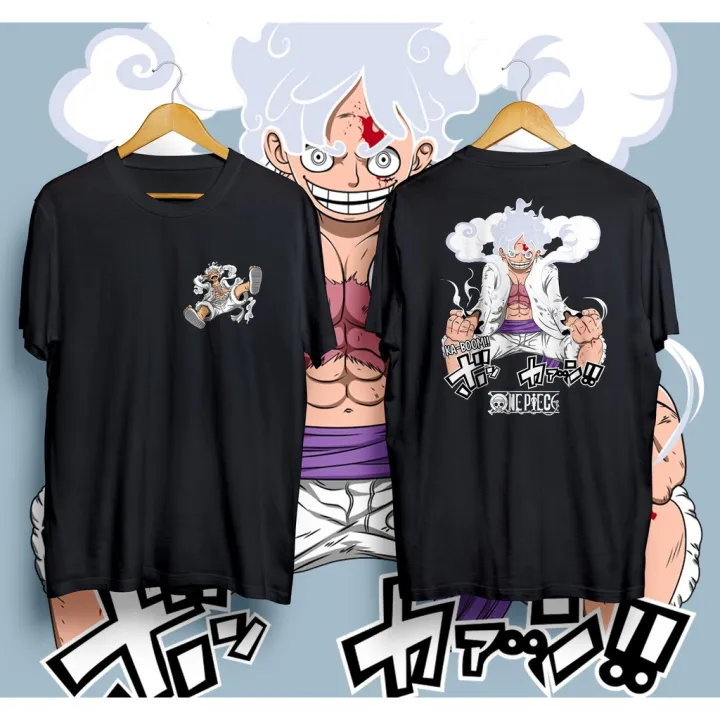 Gear 5 shirts Are available in the shop!🌩️ #gear5 #gear5luffy  #animestickers #animeshop #animestickercentral