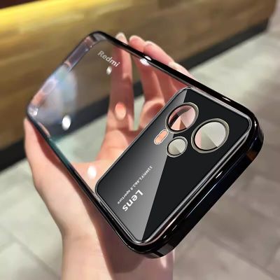 Lens Protector Large Window Case For Xiaomi Redmi Note 12 Pro Plus Cover Redmi Note 10 9 11 Pro Max 10S 12S 11S 9S 12C 10C 4G 5G