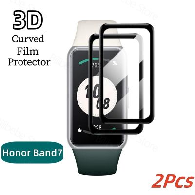 Full Cover Screen Protector for Huawei Honor Band 7 6 Smart Watch Protective Film for Huawei Band 7 6 3D Curved Edge Not Glass