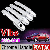 สำหรับ Pontiac Vibe 2002-2010สำหรับ Toyota Voltz Chrome Handle Cover Trim ชุด2003 2005 2007 2009อุปกรณ์เสริมสติกเกอร์รถจัดแต่งทรงผม