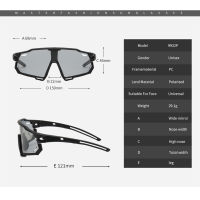 Photochromic กีฬาแว่นตาผู้ชายและผู้หญิงจักรยาน P Olarized แว่นตาภูเขา MTB ขี่จักรยาน UV400แว่นกันแดดจักรยานถนนแว่นตา