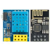 【คุณภาพสูง】Esp8266 Esp-01 Esp-01S Dht11 โมดูลเซนเซอร์วัดอุณหภูมิความชื้น Esp8266 Wifi Nodemcu สมาร์ทโฮม Iot Diy (ไม่มี Esp01)