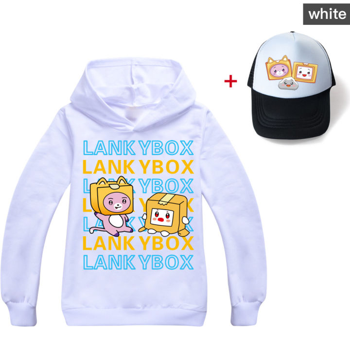 lankybox-เสื้อฮู้ดเสื้อผ้าเด็กหลายพิมพ์แขนยาวสำหรับเด็กเด็กผู้ชายเด็กผู้หญิงเสื้อกันหนาวมีฮู้ดเด็กผู้ชายน่ารัก