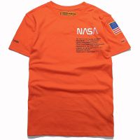 พร้อมสต็อกผลิตภัณฑ์ใหม่ HERON PRESTON X NASA สตรีทพื้นที่แบบอินเทรนด์เสื้อยืดเสื้อยืดฤดูร้อน [M-XL]