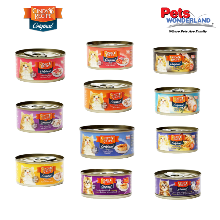 CINDYS RECIPE Cindy Original Can Food (80g) Lazada