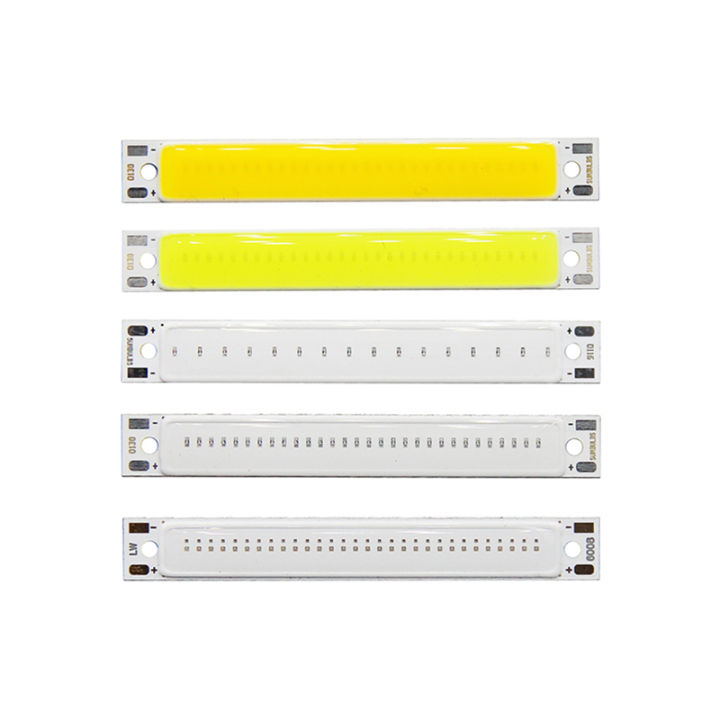 sunyanping-ขายดี-ขายดี3v-3-7v-dc-60mm-8mm-led-cob-strip-3w-สีขาวเย็นอบอุ่นสีน้ำเงินสีแดงแหล่งกำเนิดไฟ-led-สำหรับ-diy-จักรยานทำงานโคมไฟ