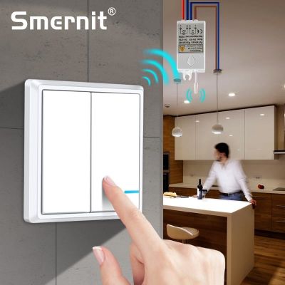 ☑ Wireless Light Switch Waterproof Remote Light Switches - No Wiring Quick Create Remote Control Ceiling Lamps LED Bulbs
