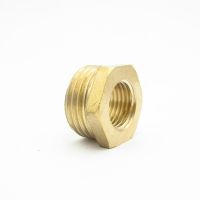 【✆New✆】 Vzhengsha 1/4 "Bsp Female X 1/2" Bsp ทองเหลืองหกเหลี่ยมเกลียวลดบูชตัวเชื่อมต่อการติดตั้งท่ออะแดปเตอร์ความยาว16มม