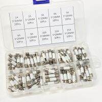 【YF】 100Pcs 5X20mm Glass Fuse assorted/Ceramic sets Tube 5x20 Fast Blow Ceramic 100PCS 0.2A-20A