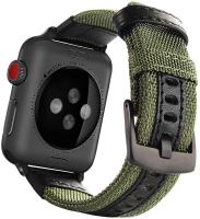 สายผ้าไนลอนทอสำหรับ Apple Watch รุ่น41/40/38มม. รุ่น45/44/42มม. 7 /Se/ 6/5/4/3/2/1