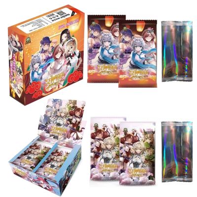 Goddess Story Collection Cards 1m08 2m08 Booster Luoshui Chapter Anime Table Playing