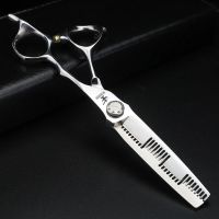 Unique double-sided tooth thinning scissors Japan 440C cutting scissors and thinning scissors