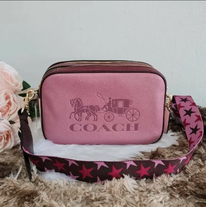 Original 3041 Coach Jes Crossbody In Colorblock In Refined Pebble