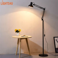 โคมไฟตั้งพื้น โคมไฟอ่านหนังสือ โคมตั้งพื้นพับเก็บได้ standing lamp floor lamp โคมไฟพื้น โคมไฟสูงๆ ใช้ไฟ 220V ใช้ขั้วหลอด E27 ประหยัดไฟบ้าน lights4u