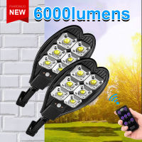 6000 Lumens Latest Outdoor Solar LED Light 3 Modes 5000W Outdoor Solar Lamp Motion Sensor Waterproof Solar Garden Street Lamp