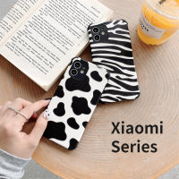 Xiaomi Mi 11T 10T 9T Mi 11 Lite Redmi 9T 9A 9C 8A 7A Note 10 9 8 7 POCO X3 M3 F2 F3 Pro INS Cow Pattern Zebra Pattern Korean Style Phone Case Anti-fall Soft Protective Cover