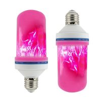 【Deal of the day】 E27หลอดไฟ LED 4โหมดสีเหลืองผลหลอดไฟ90-265โวลต์ริบหรี่จำลองด้วยเซ็นเซอร์แรงโน้มถ่วงตกแต่งโคมไฟ