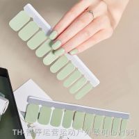 【LZ】❍  Freshness Ins Grass Green Fashion Nail Art Stickers Collection Manicure DIY Nail Polish Strips Wraps for Party Decor