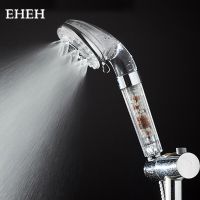 EHEH 3 Function Spa Shower Head Water Saving Handheld ABS High Pressure Filter Healthy Showerhead Luxurious Spray Nozzle Showerheads