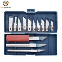 【YF】 Vastar 13/9Pcs Exacto Style Hobby w/Blades Set For Multi-Purpose Crafts Art Cutting