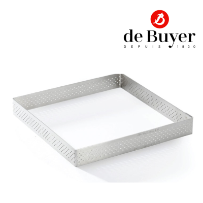 de Buyer 3099 Ring Square Perforated / ริงค์ทาร์ต