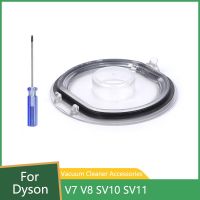 ETXDust Bin Base Lid For Dyson V7 V8 SV10 SV11 Cordless Vacuum Cleaner Dust Collector Box Bottom Cover Sealing Ring Cap Replacement