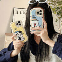 Plush เย็บปักถักร้อยน่ารักเป็ดโทรศัพท์กรณีสำหรับ iPhone13Promax เคสซิลิโคนสีขาวขอบคลื่นสำหรับ iPhone14Promax เคสโทรศัพท์หนังนิ่มสีฟ้าสำหรับ iPhone11 สร้อยข้อมือ Hair Ball สำหรับ iPhone12Pro เคสป้องกันโทรศัพท์แฟชั่นสำหรับ iPhone13