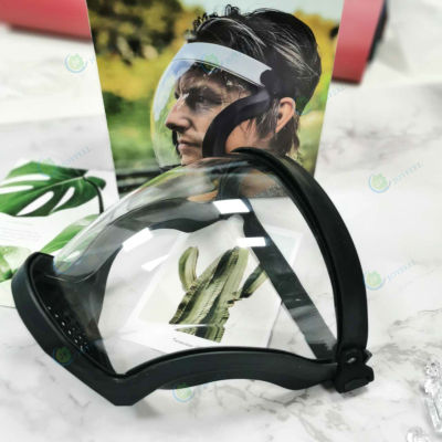 Ilifeasy New Version! Reversible【Not Dizzy】Full Face Shield อะคริลิค Fullกะบังหน้าสำหรับป้องกันหน้าเส้นใยแก้ว Faceshield กับแว่นตา Anti-Fogโล่ตาVisorแว่นตาแว่นตากันแดดขนาดใหญ่สำหรับออกไปภายในอาคาร